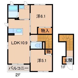 シャーメゾンiの物件間取画像